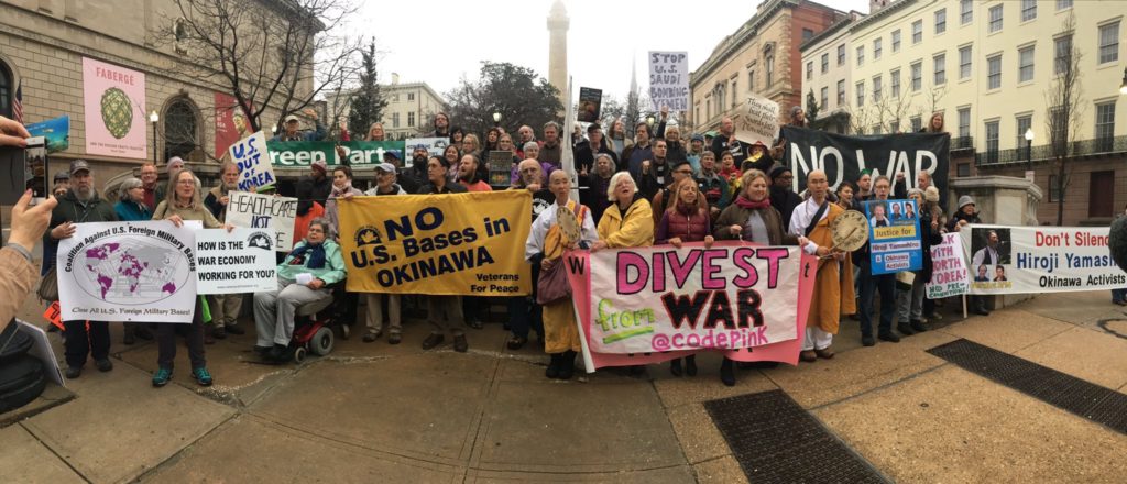 The Time to Oppose War is Now; Greens take Action